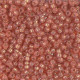 Miyuki rocailles Perlen 8/0 - Silverlined alabaster dyed dark peach 8-553
